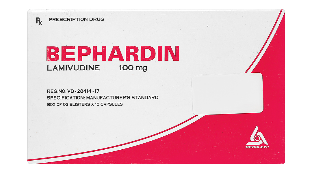 Thuốc Bephardine 100mg Lamivudine