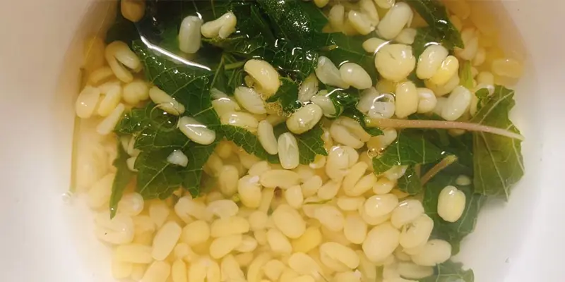 Canh đậu xanh lá tía tô giúp thanh nhiệt, giải độc gan