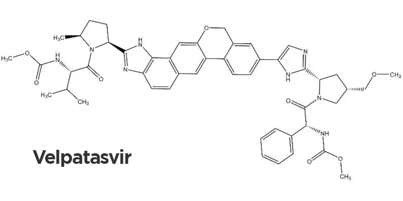 Công thức hóa học của Velpatasvir