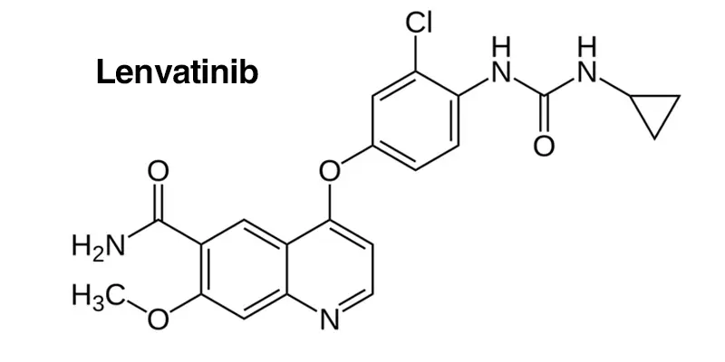 Công thức hóa học của hoạt chất Lenvatinib