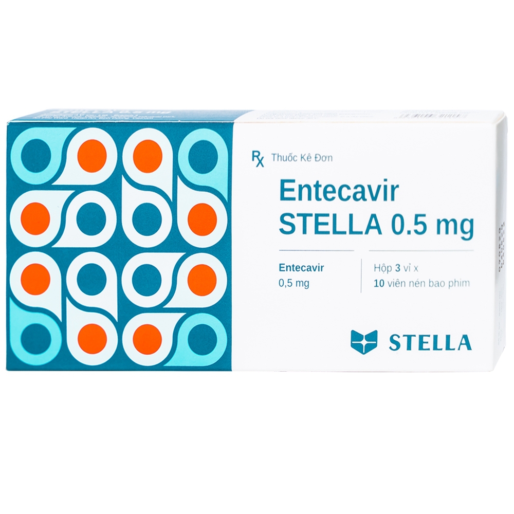 Thuốc Entecavir Stella 0,5mg Entecavir
