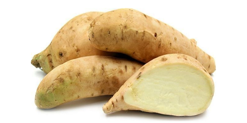 Khoai lang trắng cung cấp năng lượng dồi dào, hỗ trợ tiêu hóa