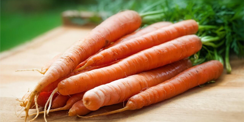 Cà rốt là loại củ quen thuộc tốt cho chức năng gan