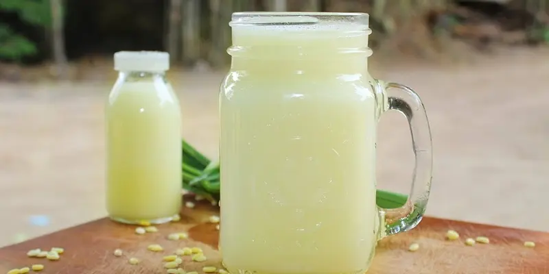 Nước đậu xanh thơm ngon dễ uống giải độc gan hiệu quả