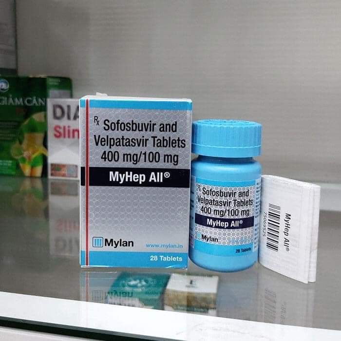 Thuốc Myhep All 100mg Velpatasvir