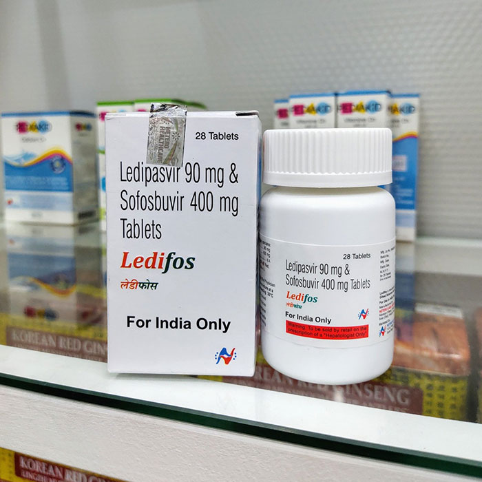 Thuốc Ledifos Hetero 90mg Ledipasvir