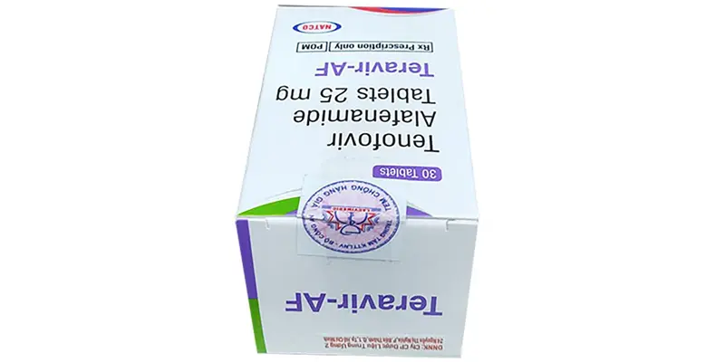 Thuốc Teravir – AF 25mg mua ở bệnh viện, nhà thuốc đạt chuẩn GPP