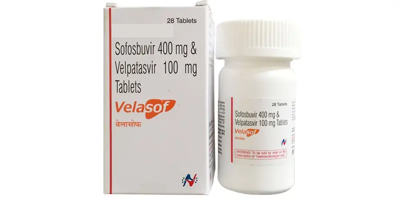 Thuốc Velasof Hetero điều trị viêm gan C 28 viên