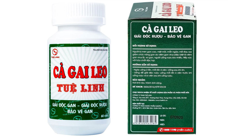 Viên uống Cà Gai Leo Tuệ Linh hiện đang có bán tại Thuốc VIêm Gan