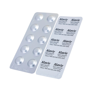 Alavir 25mg Herabiopharm điều trị bệnh viêm gan B 30 viên