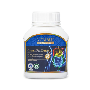 Vitatree Organ Fat Detox hỗ trợ thải độc gan 60 viên
