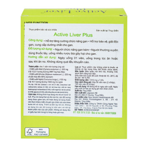 Active Liver Plus New Nordic hỗ trợ tăng cường chức năng gan 30 viên