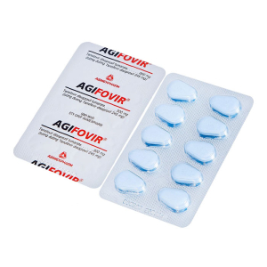 Agifovir 300mg Agimexpharm điều trị viêm gan B mạn tính 30 viên