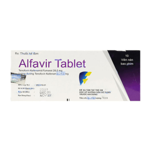 Alfavir Incepta điều trị viêm gan B mạn tính 10 viên