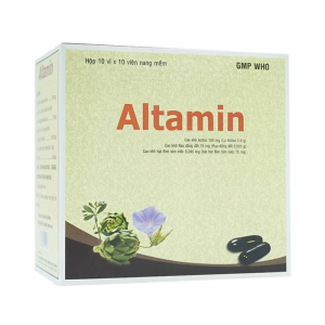 Altamin Bidiphar hỗ trợ điều trị suy giảm chức năng gan 100 viên