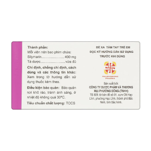 Anbaliv 400mg Phương Đông hỗ trợ điều trị các bệnh về gan 60 viên