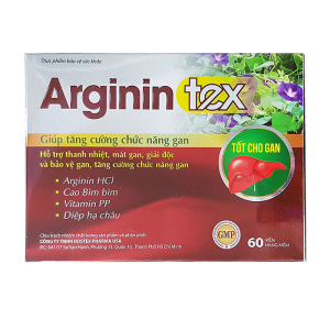 Arginin Tex tăng cường chức năng gan 60 viên
