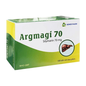 Argmagi 70 Agimexpharm hỗ trợ điều trị viêm gan 100 viên
