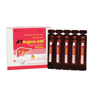 A.T Arginin 400 An Thiên điều trị duy trì tăng amoniac máu 30 ống