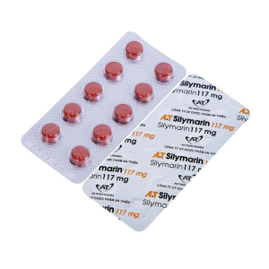 A.T Silymarin 117mg An Thiên hỗ trợ điều trị bệnh viêm gan, xơ gan 30 viên