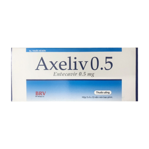 Axeliv 0.5mg BRV điều trị viêm gan B 30 viên