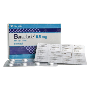 Baraclude 0.5mg Bristol - Myers Squibb điều trị viêm gna B 30 viên