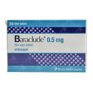 Baraclude 0.5mg Bristol - Myers Squibb điều trị viêm gna B 30 viên