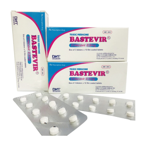 Bastevir 0.5mg Hataphar điều trị viêm gan B 30 viên