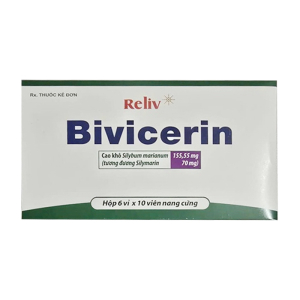 Bivicerin 70mg Reliv hỗ trợ điều trị suy gan 30 viên