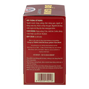 Bổ gan Tâm Bình tăng cường chức năng gan, thanh nhiệt, giải độc 60 viên