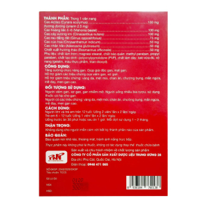 Bogan TW28 giúp giải độc, mát gan 60 viên