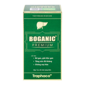 Boganic Premium Traphaco hỗ trợ bảo vệ và tăng cường chức năng gan 30 viên