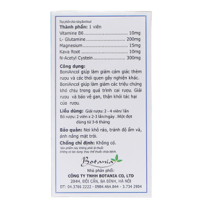 Boni Ancol giúp bảo vệ gan hiệu quả 60 viên