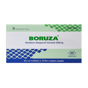 Boruza Mebiphar điều trị viêm gan B 30 viên