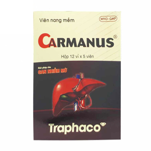 Carmanus Traphaco điều trị suy gan, gan nhiễm mỡ 60 viên