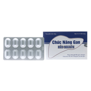 Chức Năng Gan Bảo Nguyên giúp bảo vệ và phục hồi tế bào gan 30 viên