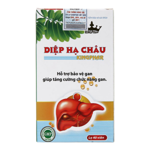 Diệp Hạ Châu Kingphar hỗ trợ bảo vệ gan, tăng cường chức năng gan 40 viên