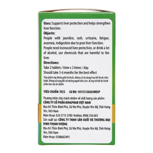 Diệp Hạ Châu Kingphar hỗ trợ bảo vệ gan, tăng cường chức năng gan 40 viên