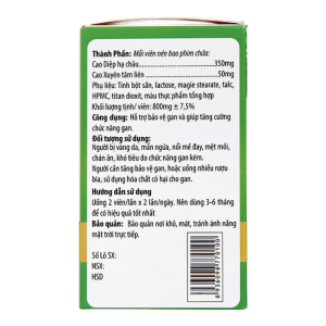 Diệp Hạ Châu Kingphar hỗ trợ bảo vệ gan, tăng cường chức năng gan 40 viên