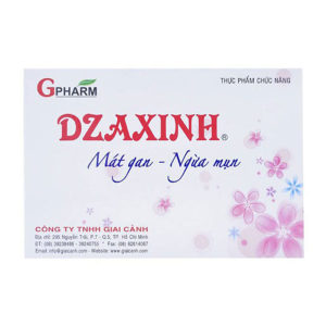 Dzaxinh Gpharm giúp mát gan, ngừa mụn 60 viên