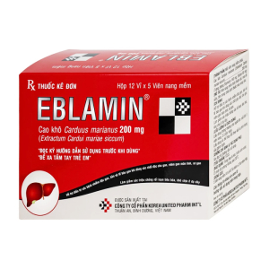 Eblamin Korea United hỗ trợ điều trị viêm gan, xơ gan 60 viên