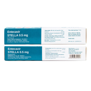 Entecavir Stella 0.5mg điều trị viêm gan B mạn tính 30 viên