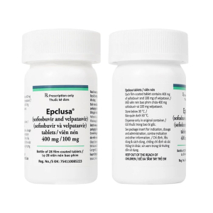 Epclusa 400mg/100mg Gilead điều trị viêm gan C mãn tính 28 viên