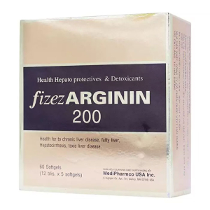 Fizez Arginin 200 Medipharmco USA giúp giải độc và bảo vệ gan 60 viên