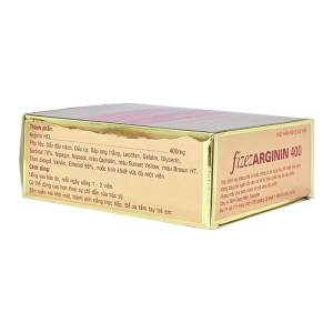 Fizez Arginin 400 Medipharmco USA giúp giải độc và bảo vệ gan 60 viên