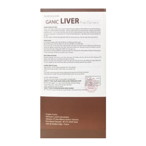 Ganic Liver Lustrel giúp lợi mật, bổ gan 60 viên