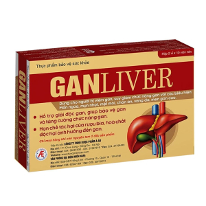 Ganliver Á Âu giải độc gan, bảo vệ gan 20 viên