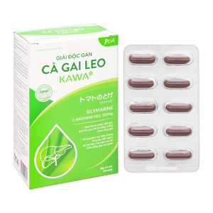 Giải Độc Gan Cà Gai Leo Kawa - Tăng cường chức năng gan hộp 40 viên
