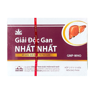 Giải độc gan Nhất Nhất hỗ trợ điều trị viêm gan B, giải độc, tái tạo gan 20 viên