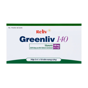 Greenliv 140mg Reliv điều trị rối loạn tiêu hóa trong các bệnh về gan 30 viên